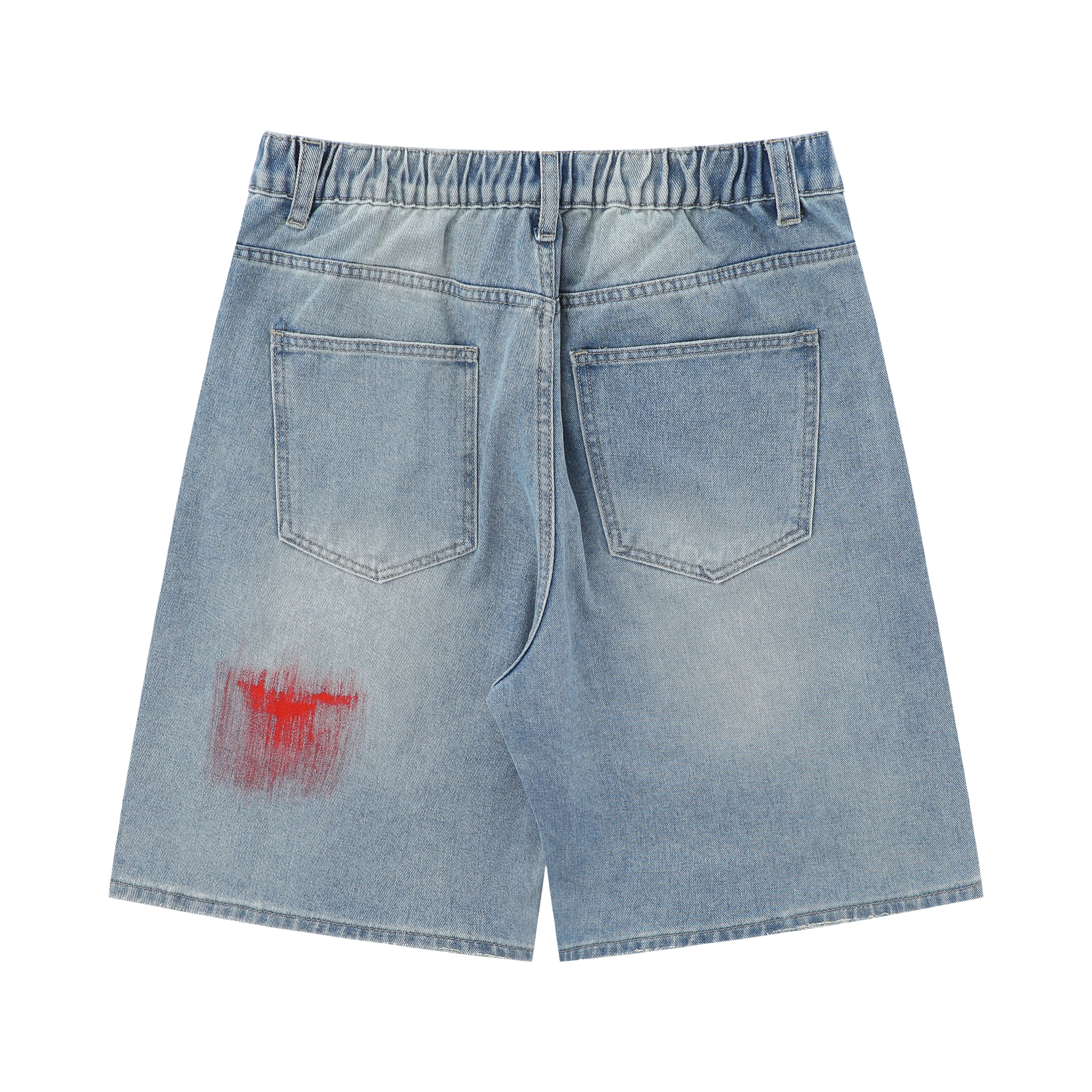 Ripped jeans in light colors