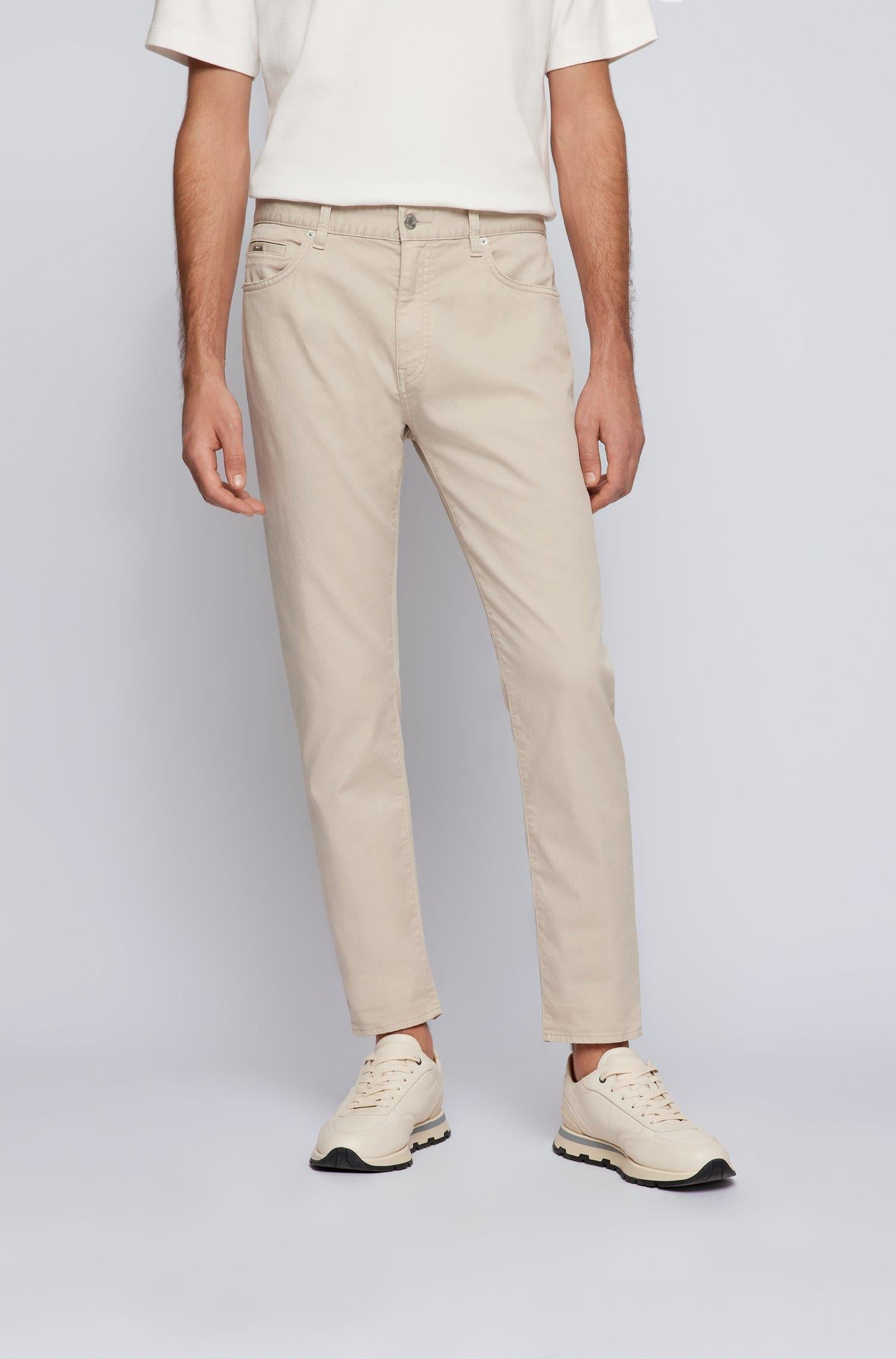 Fitted jeans beige
