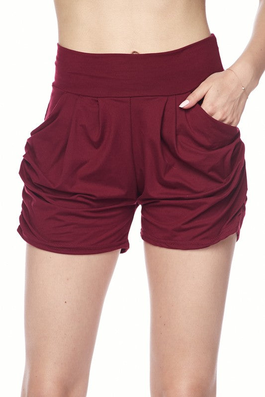 French Terry Elastic Bend Shorts