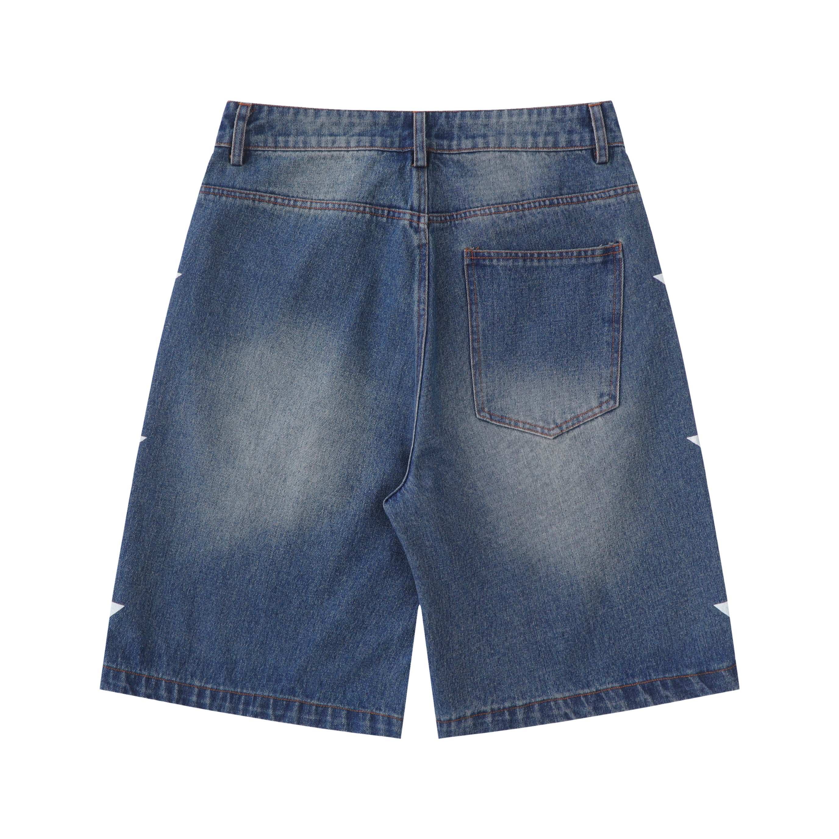 White five-star jeans