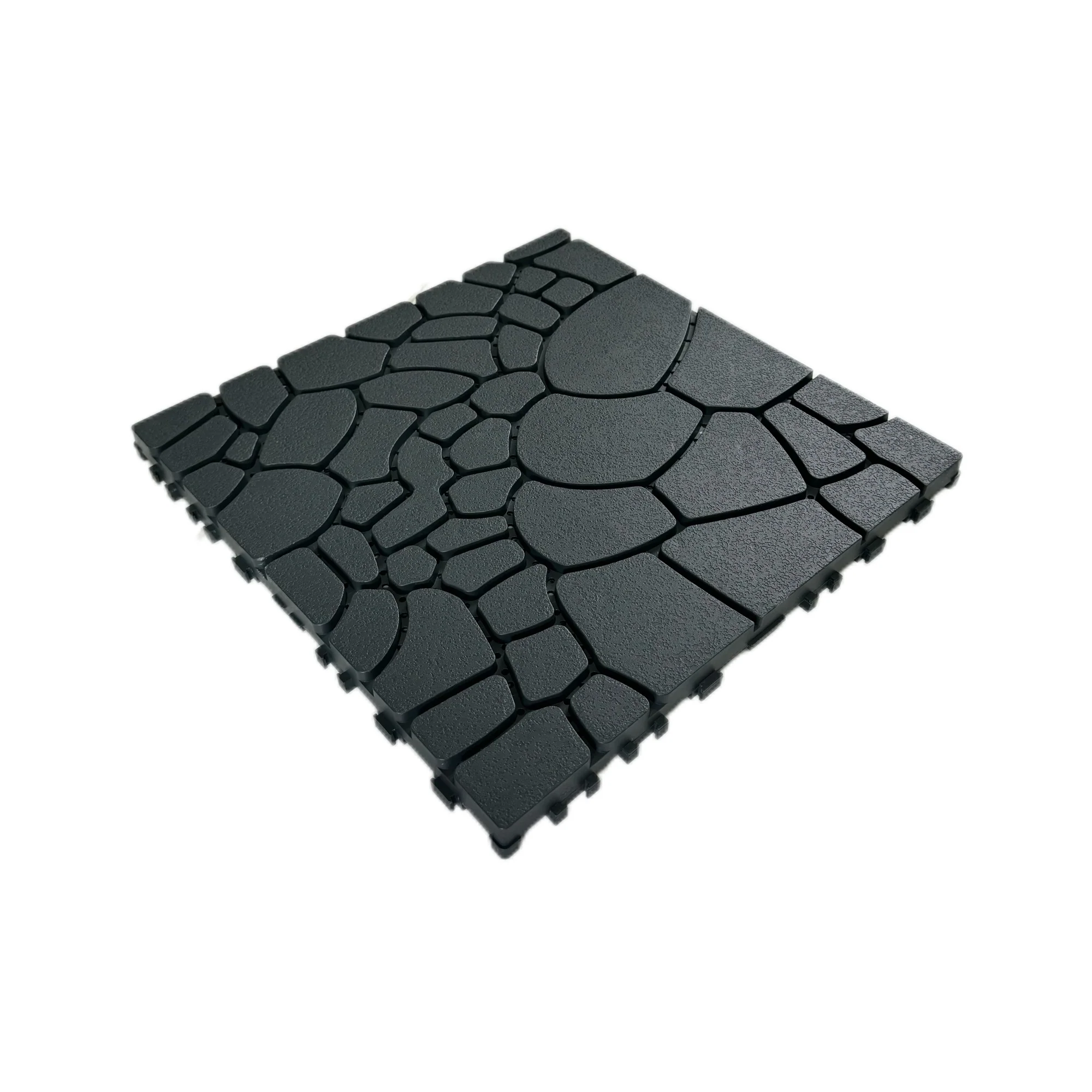 Waterproof Plastic Interlocking Floor Tiles -44PCS