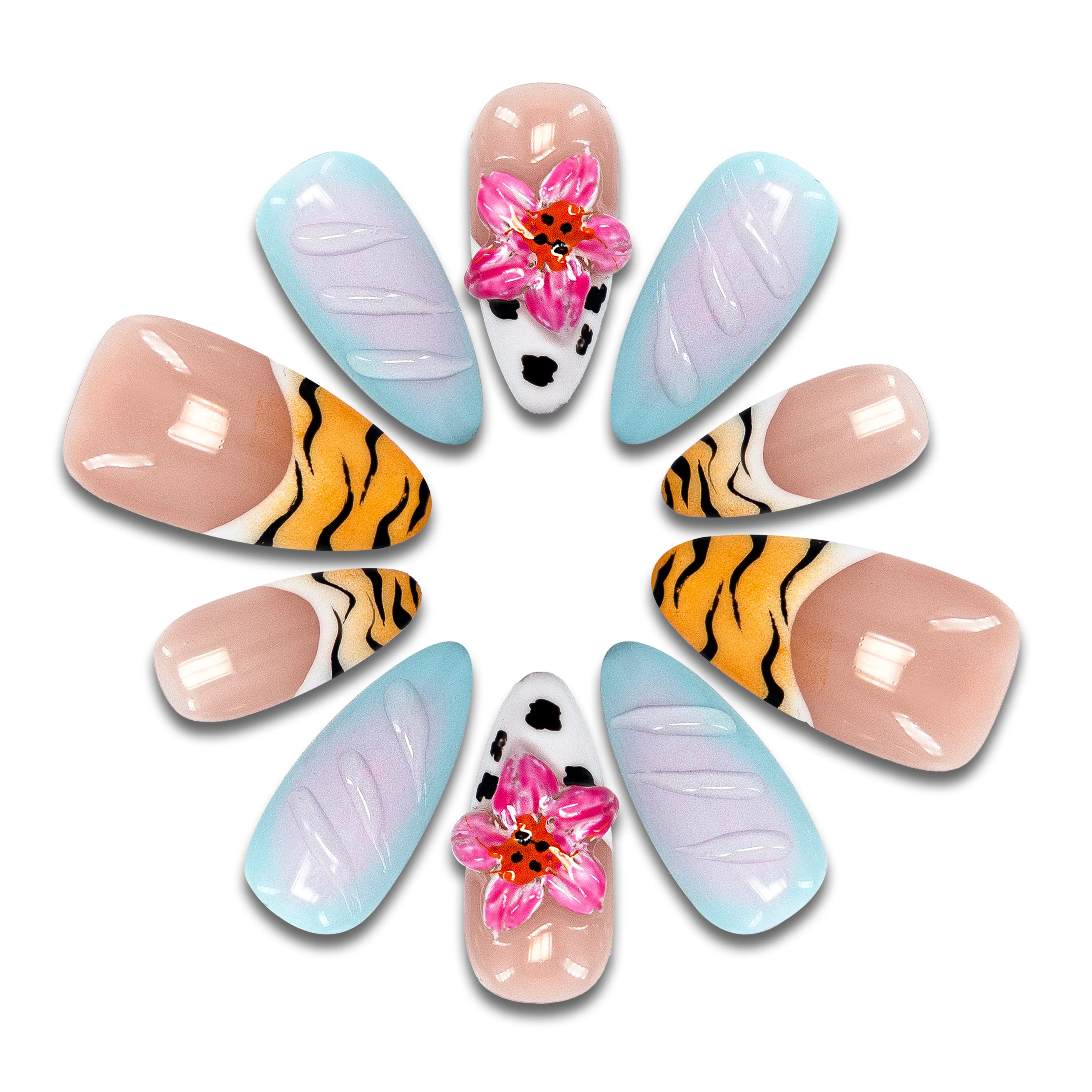 Lingering Phuket -Best Summer Nails Almond Tips