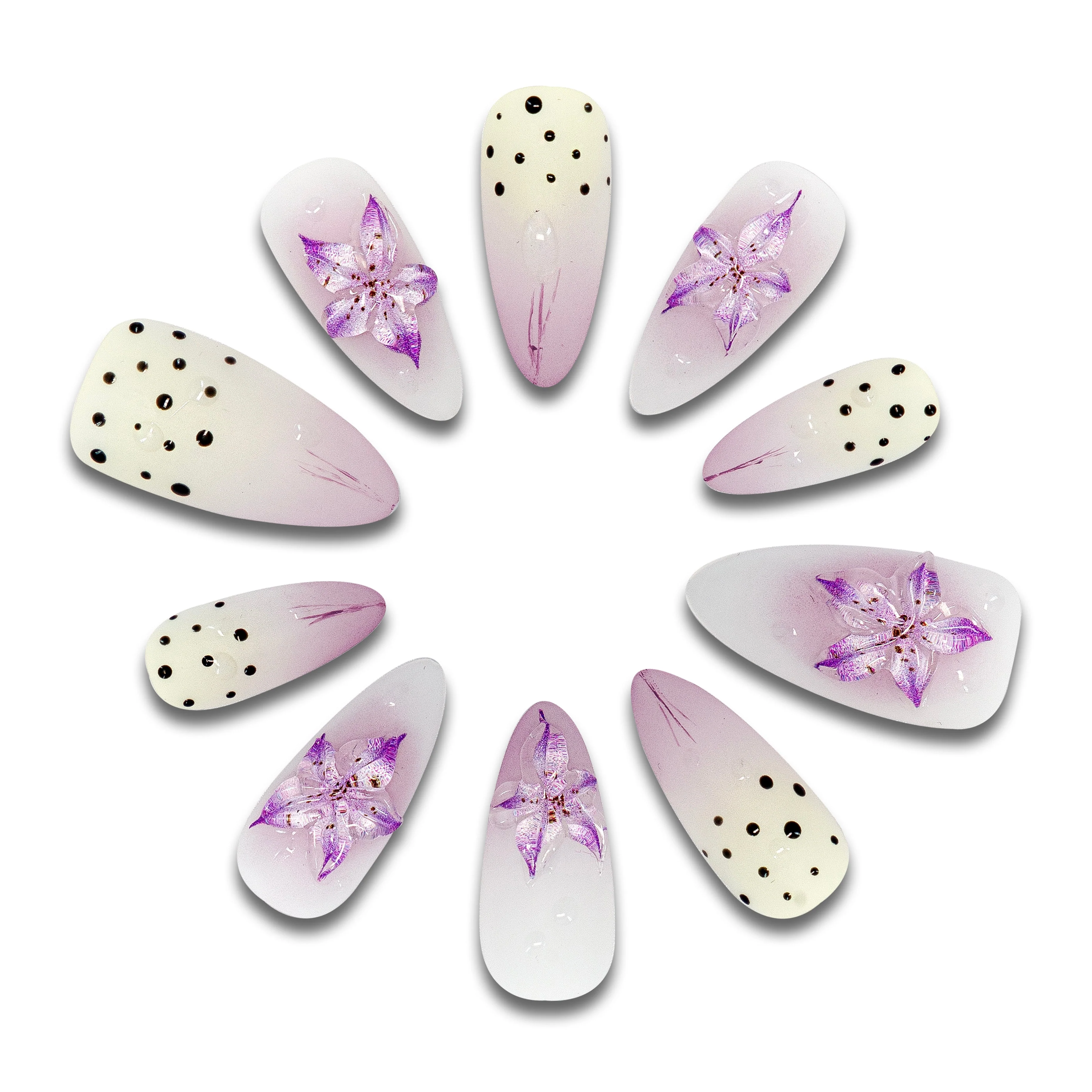 Violet Waltz - Short Almond Nails