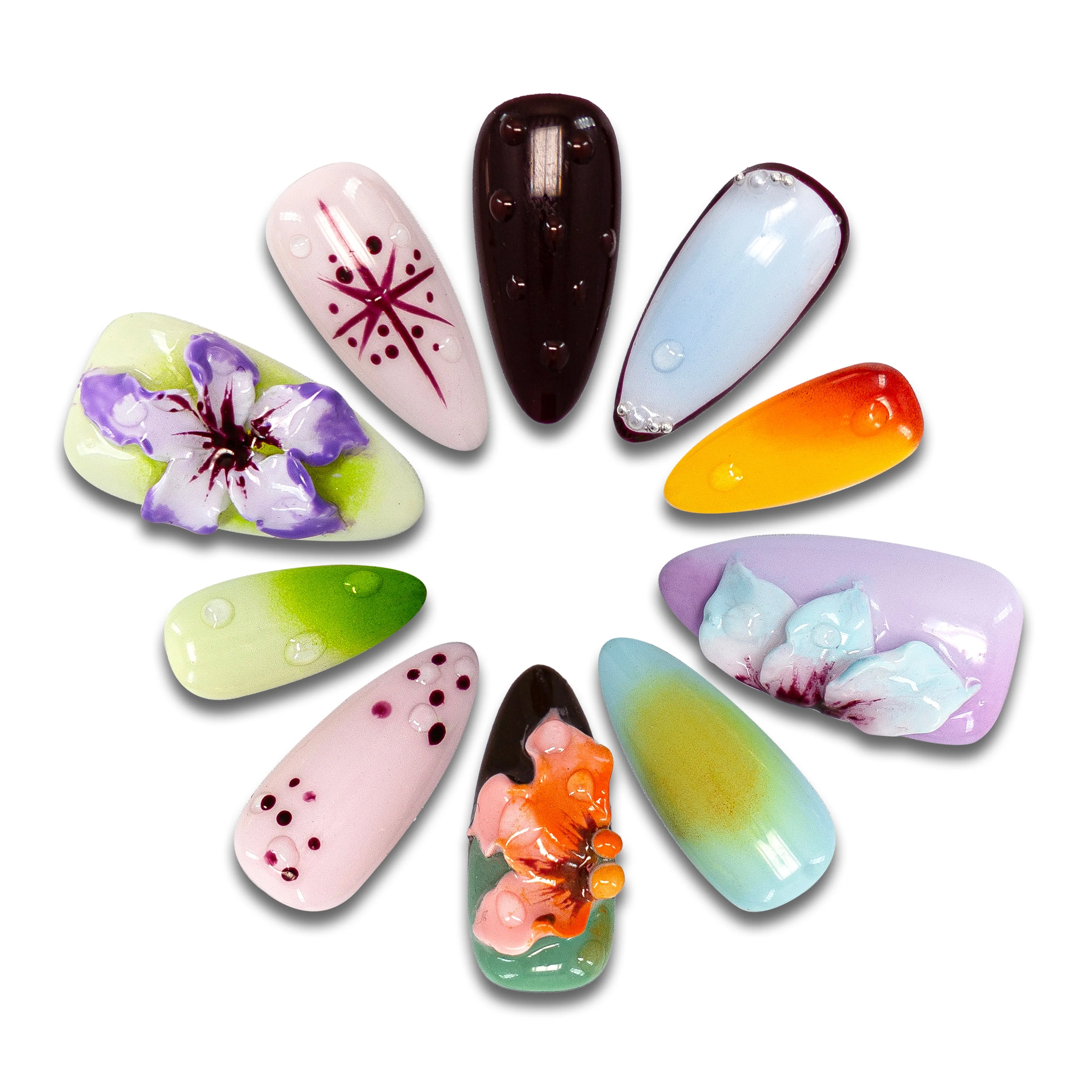 Charleston Rendezvous - Best Summer Nails - Almond Tips