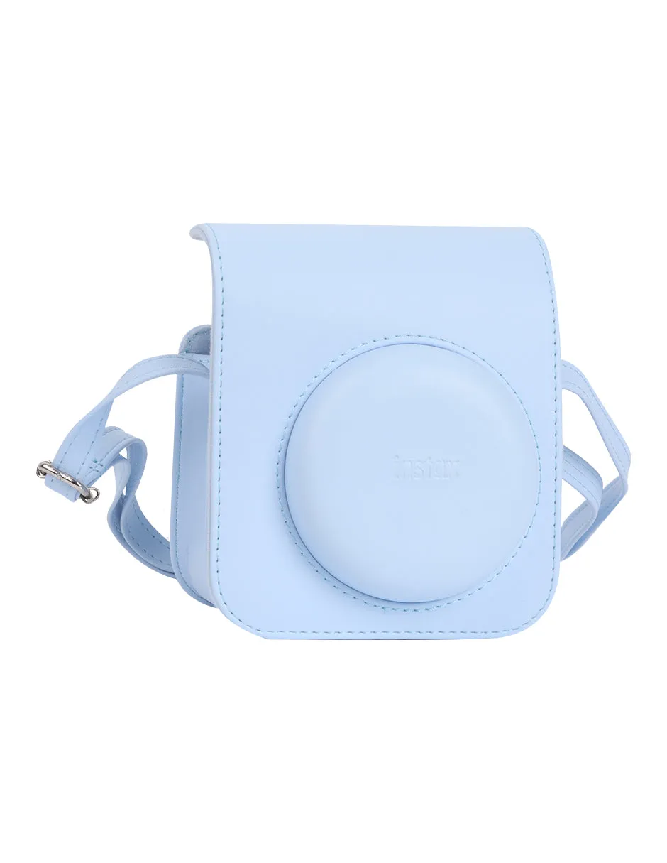 Paquete Cámara Instax Mini 12 Azul + Álbum + Funda