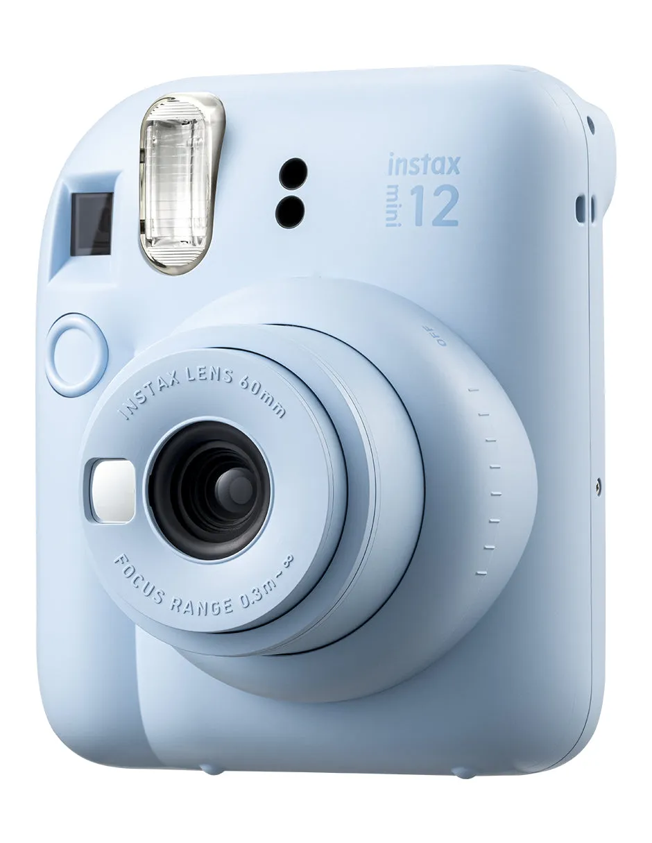 Paquete Cámara Instax Mini 12 Azul + Álbum + Funda