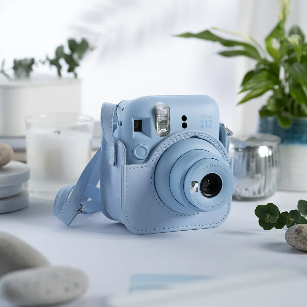 Paquete Instax Mini 12 Azul + 20 Fotografías + 1 Photobook