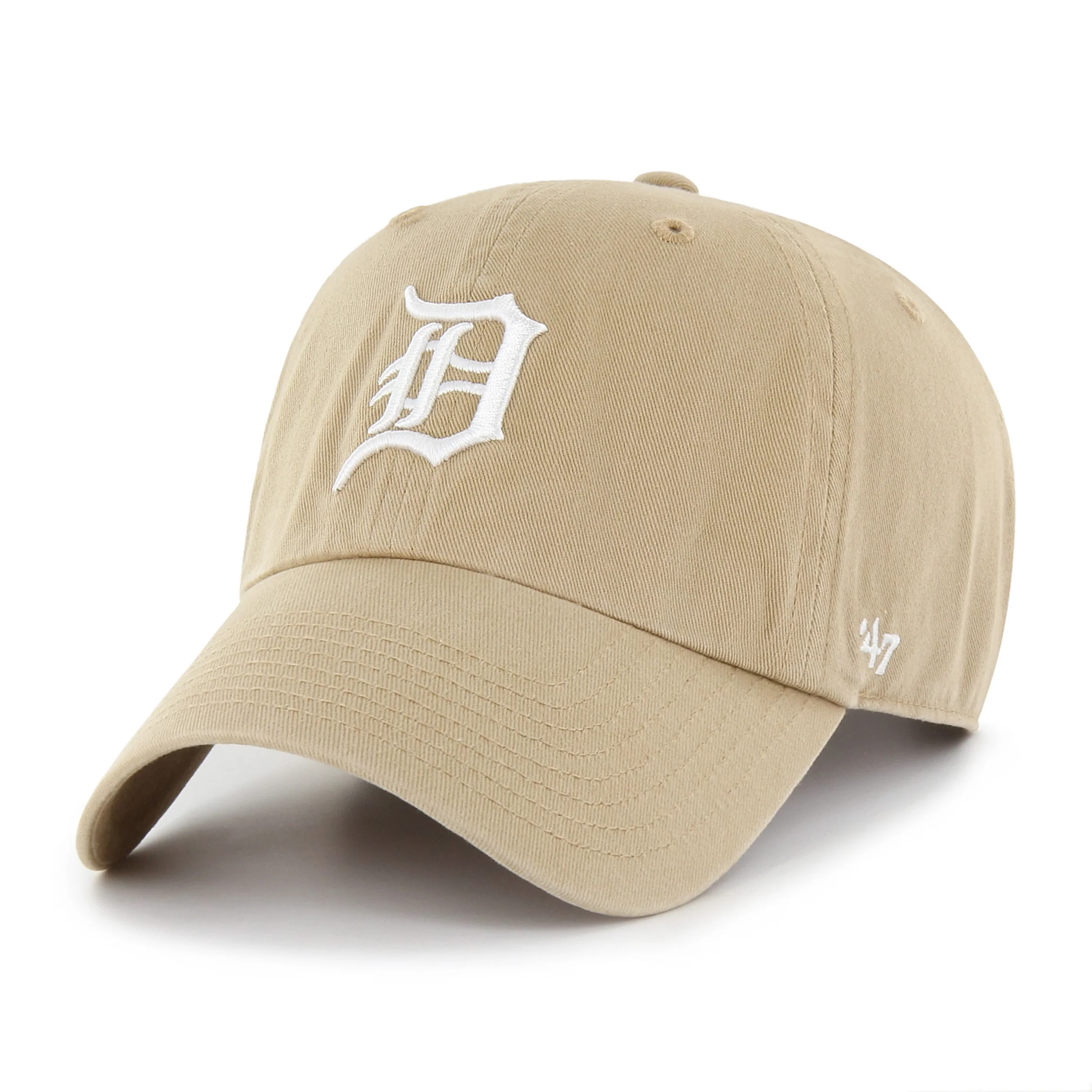 Detroit Tigers MLB Khaki & Vintage Navy '47 Clean Up
