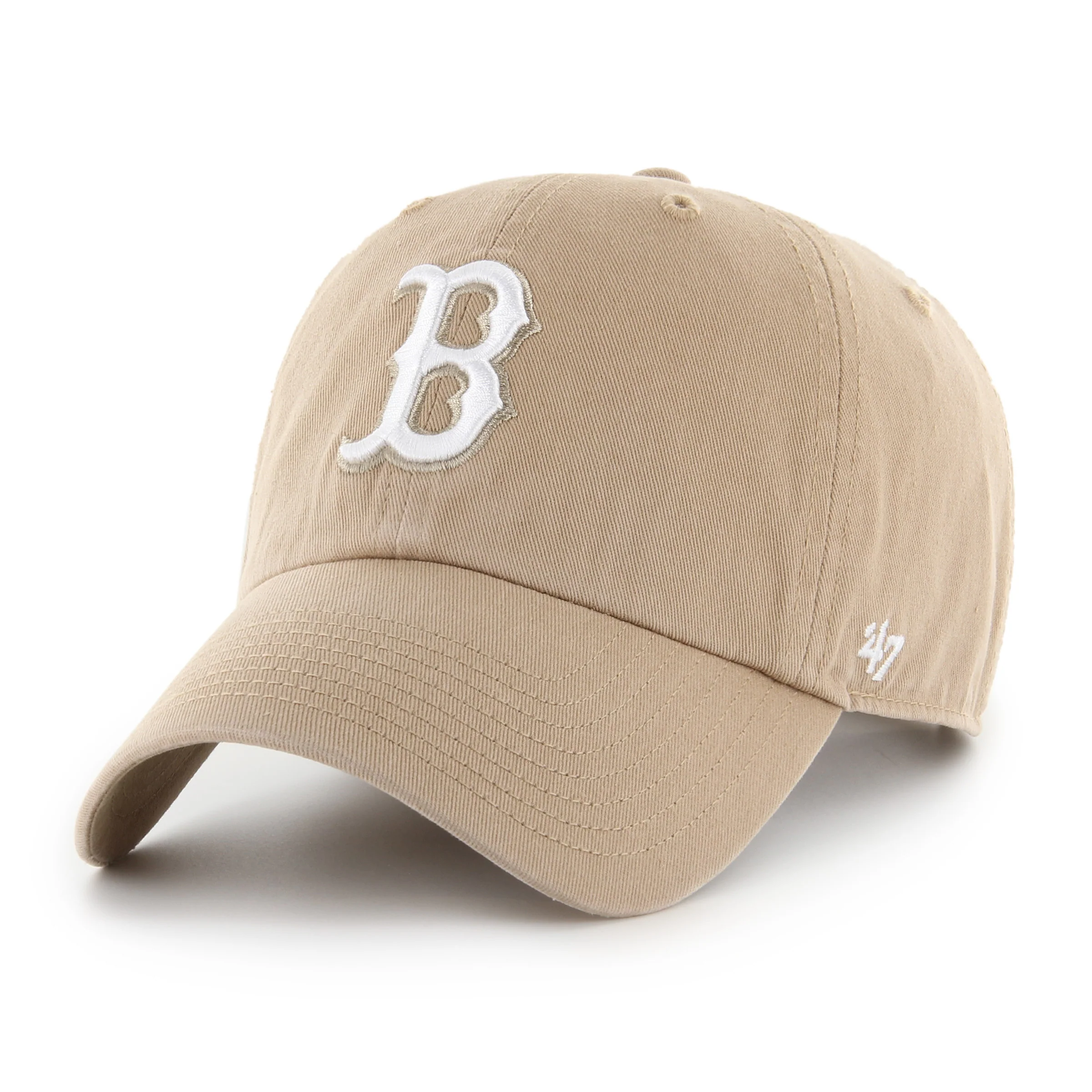 Boston Red Sox MLB Khaki & Vintage Navy '47 Clean Up