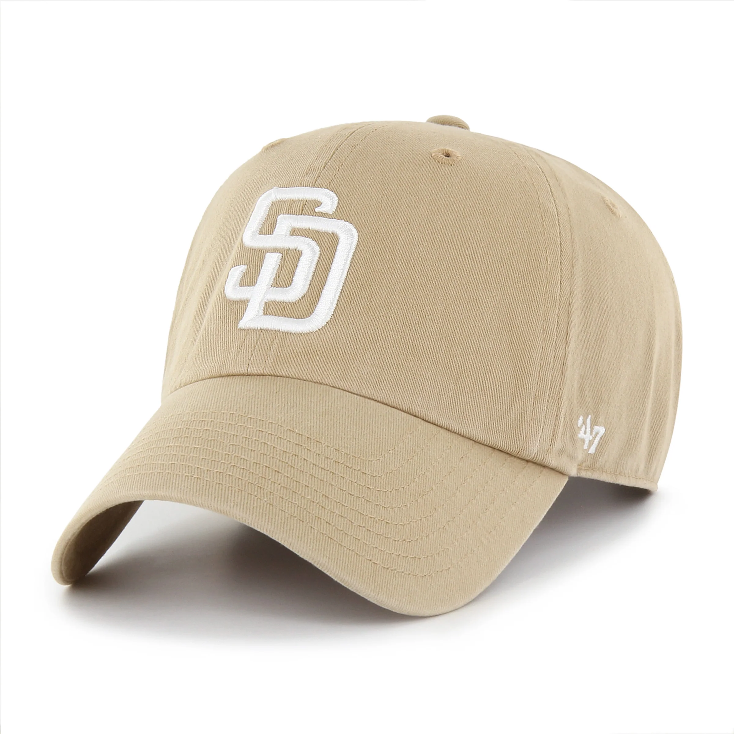 San Diego Padres MLB Khaki & Vintage Navy '47 Clean Up
