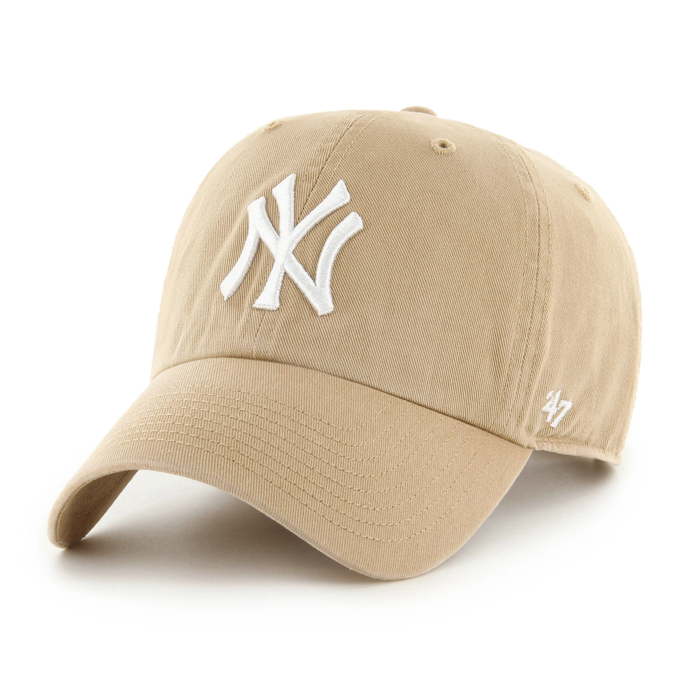 New York Yankees MLB Khaki & Vintage Navy '47 Clean Up