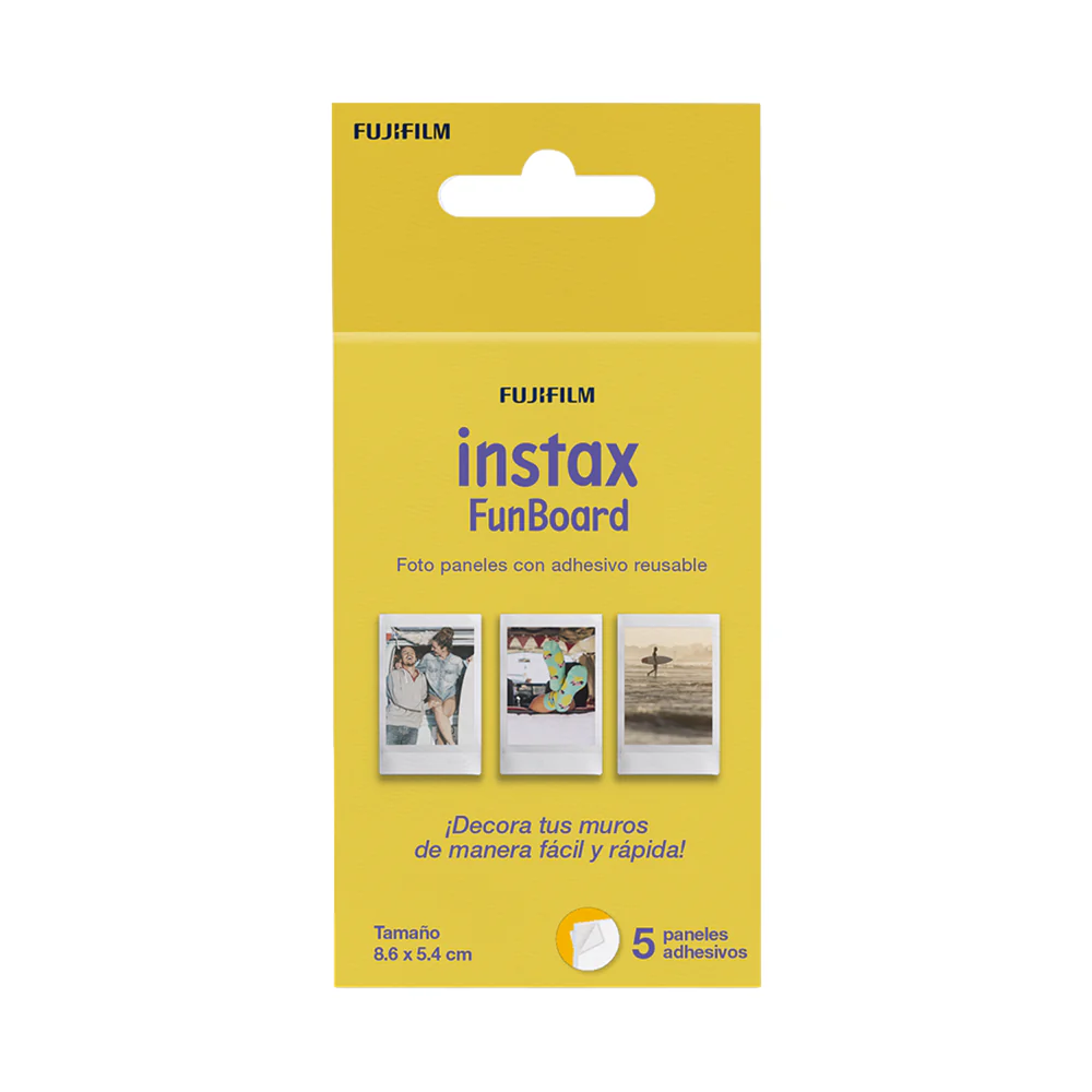 Paquete Instax Mini 12 Blanca + Funboard