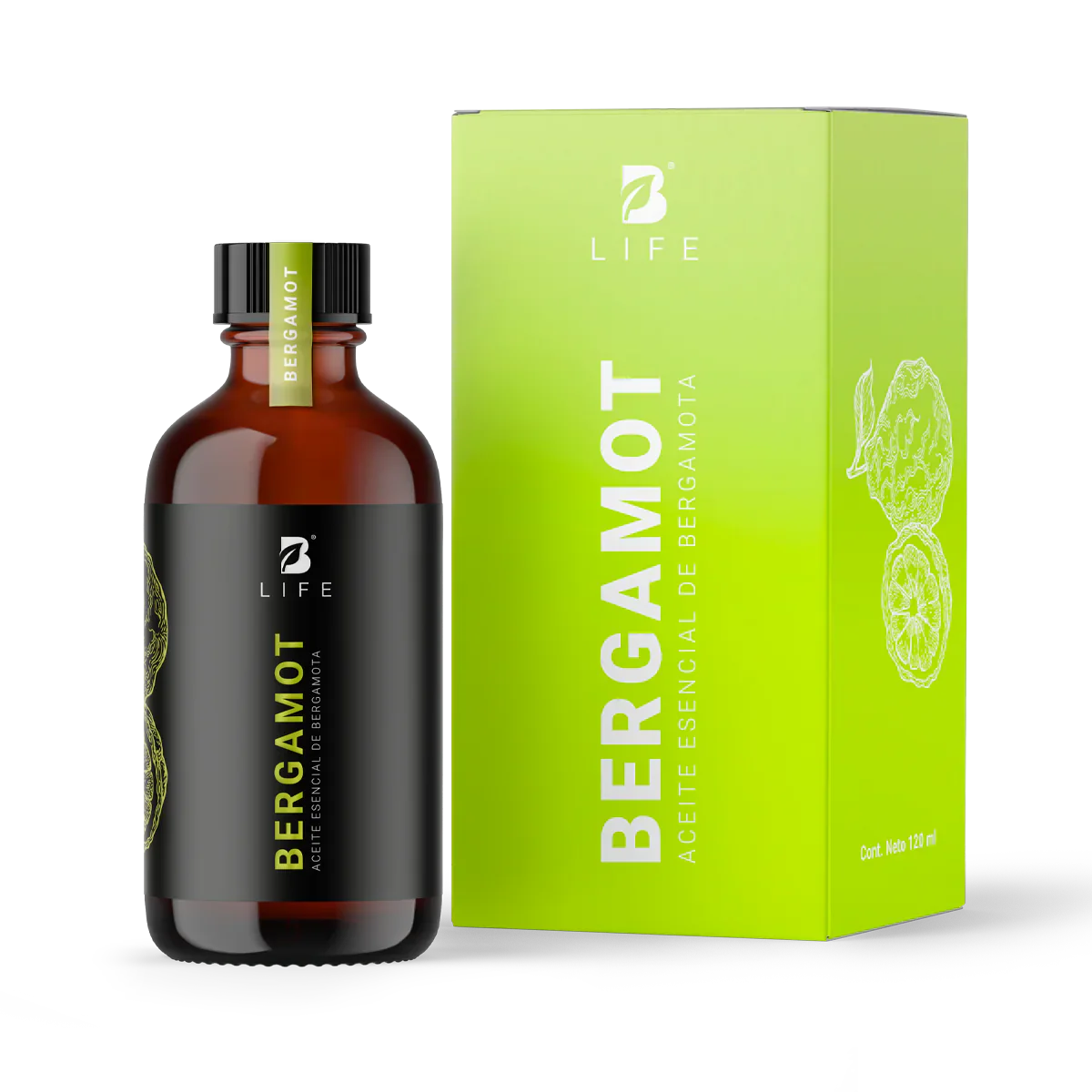 Essential Oil Bergamot | Aceite Esencial Bergamota 50 y 120 ml