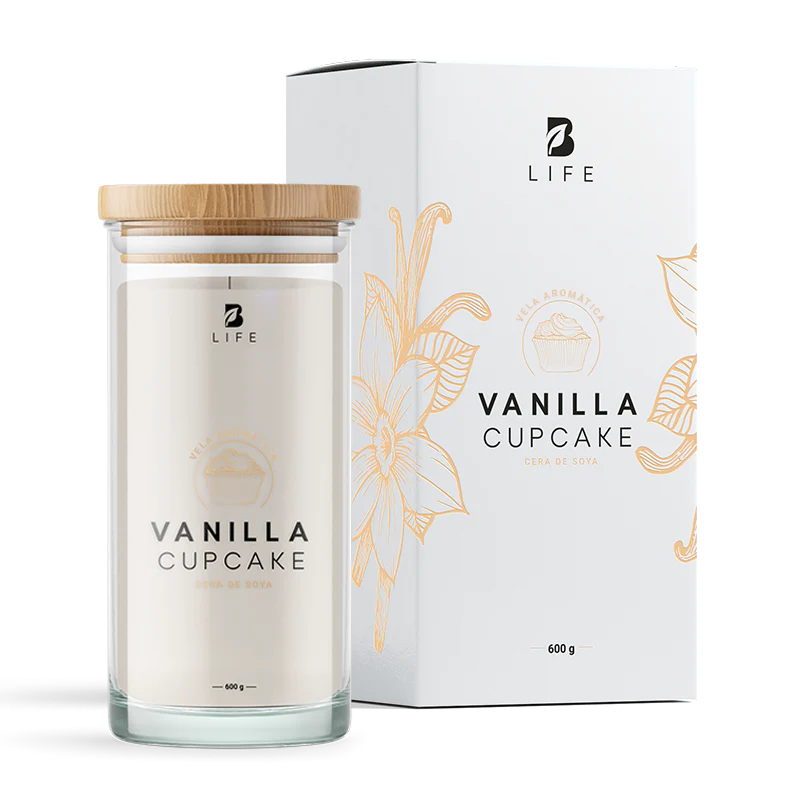 Vanilla Cupcake Aromatic Candle | Vela Aromática Cupcake de Vainilla 600 g