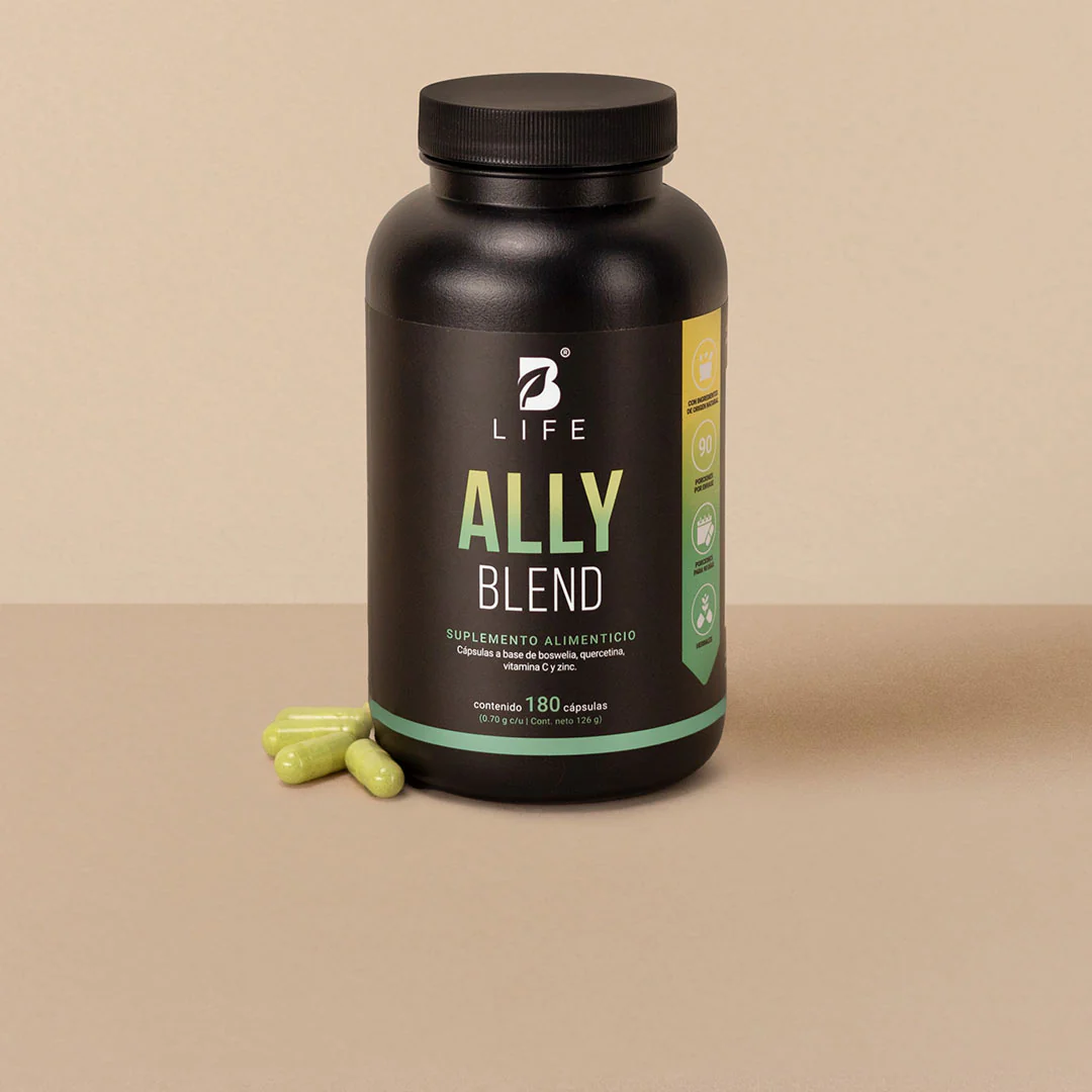 Ally Blend | Mezcla a base de Boswellia, Bromelina, Quercetina, Vitamina C y Zinc.