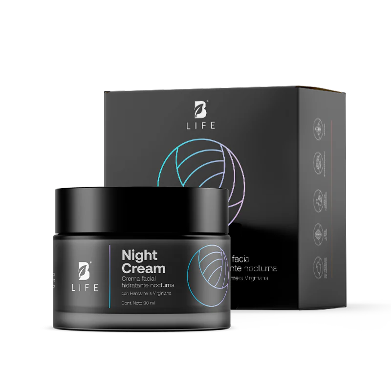 Night Cream | Crema Facial de Noche con Ácido Hialurónico 90 ml