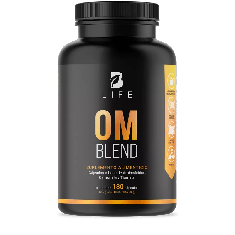 Om Blend | Fórmula a base de Camomila, L Tirosina y Gaba