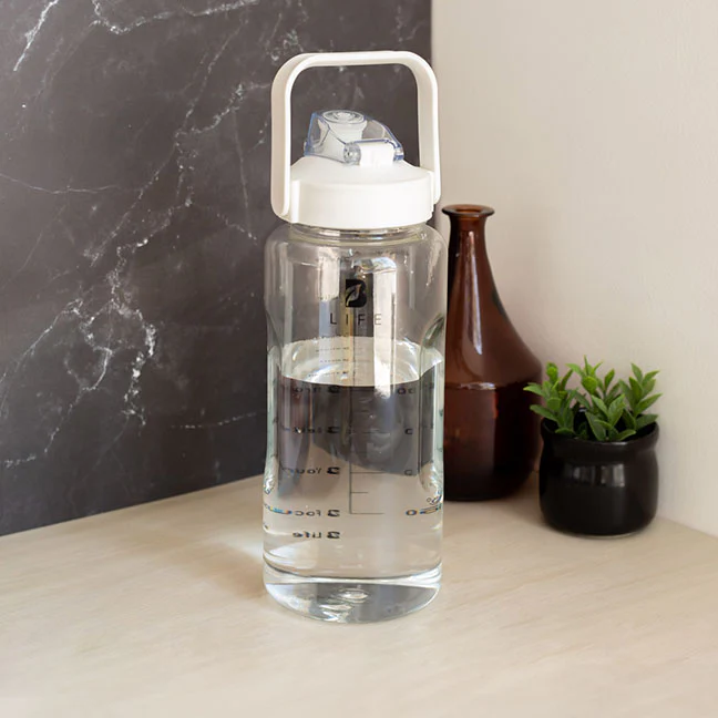 Botella Motivacional | Blanca 1.89 L