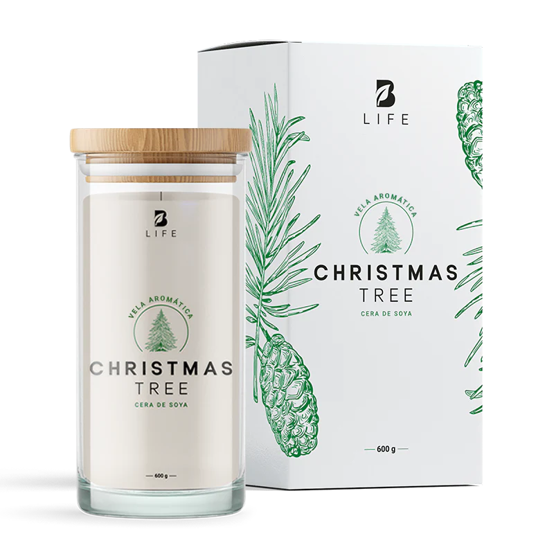 Christmas Tree Aromatic Candle | Vela Aromática Árbol de Navidad 600 g