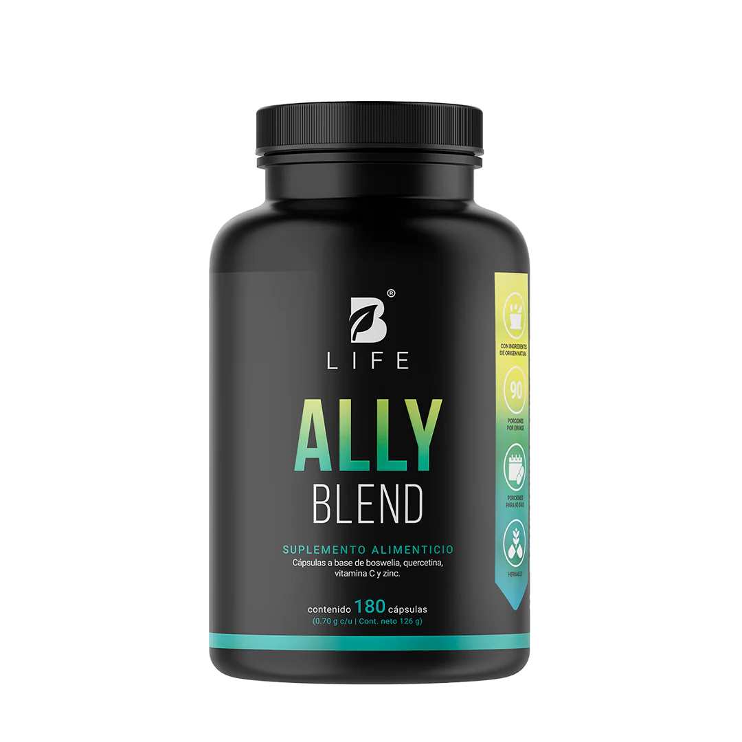 Ally Blend | Mezcla a base de Boswellia, Bromelina, Quercetina, Vitamina C y Zinc.