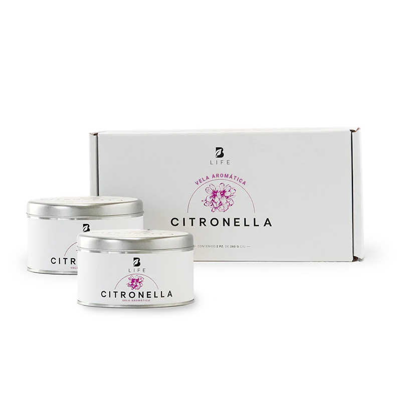 Kit 2 Pack Citronella Candle | Velas de Citronela 260 g c/u