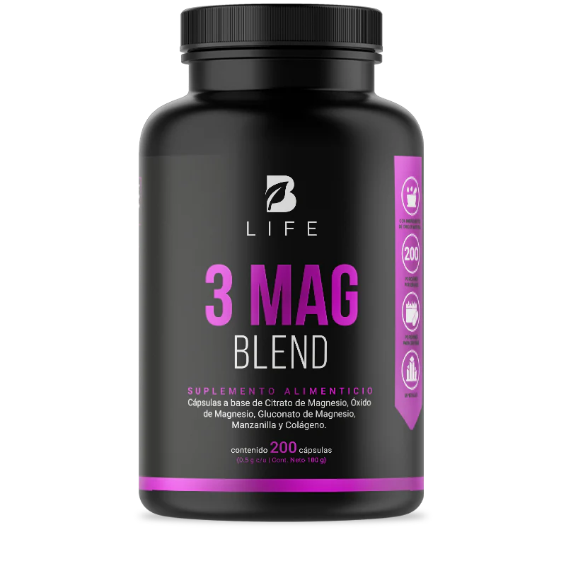 3 Mag Blend | Mezcla de Citrato, Óxido y Gluconato de Magnesio