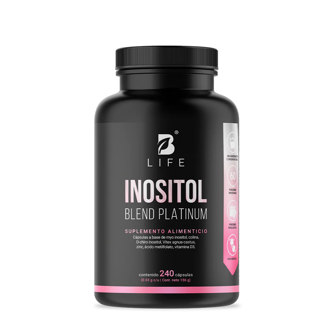 Inositol Blend Platinum | Mezcla de Myo inositol, Colina, Ácido metilfolato y Otros.