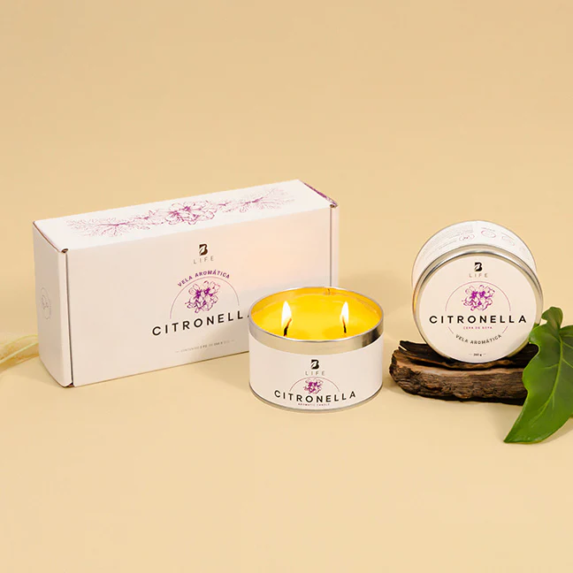 Kit 2 Pack Citronella Candle | Velas de Citronela 260 g c/u