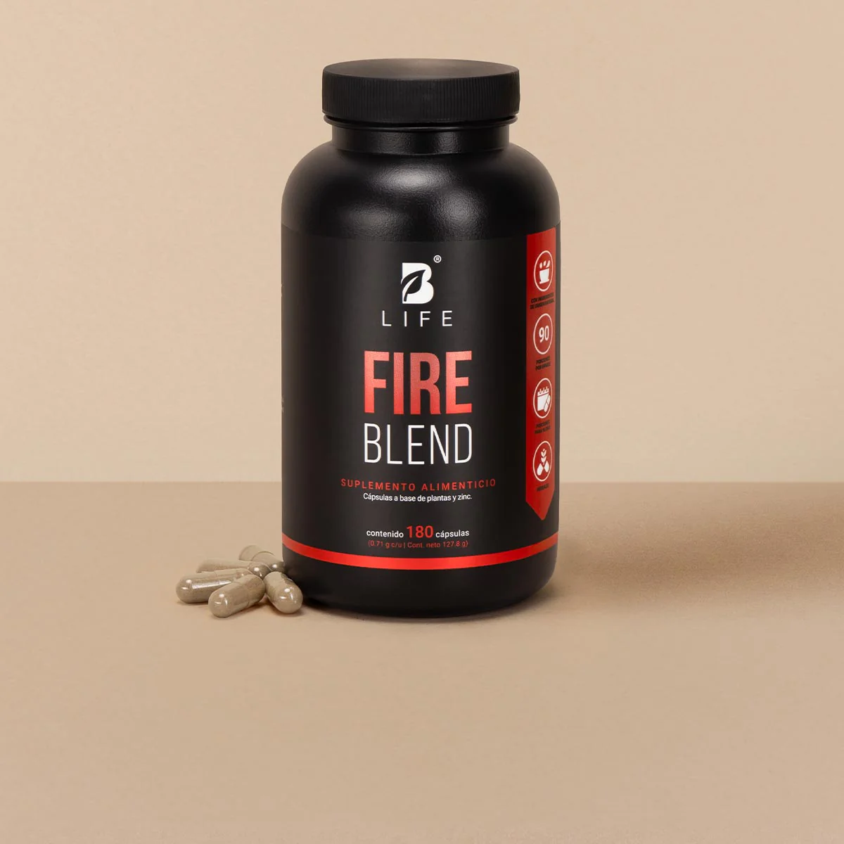Fire Blend | Mezcla de Maca, Fenogreco, Damiana, Tribulus y Zinc
