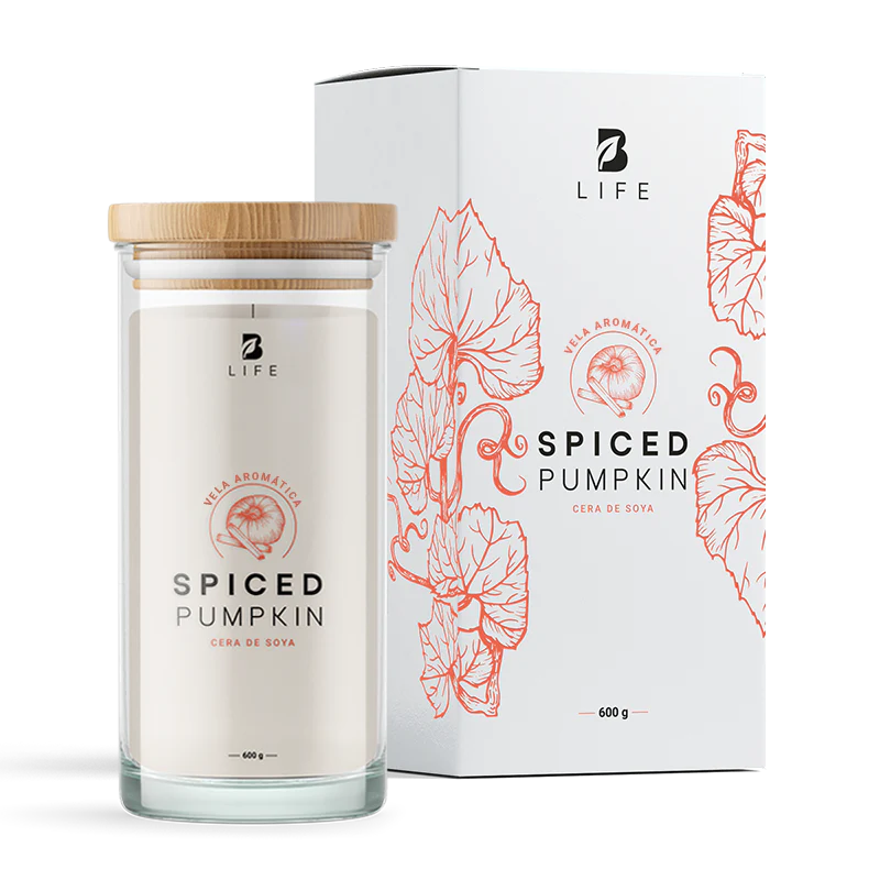 Spiced Pumpkin Aromatic Candle | Vela Aromática Calabaza y Especias 600 g