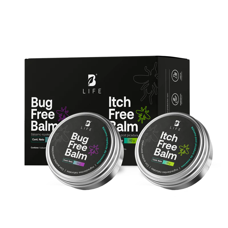 Kit Bug Free & Itch Free Balm | Kit de Bálsamo Anti-picaduras y Bálsamo Post-picaduras de Insectos 2 piezas 113 g c/u