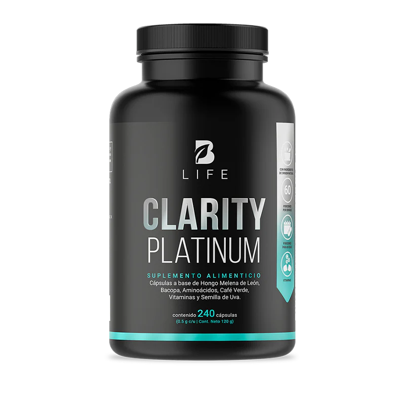 Clarity Platinum | Fórmula a base de L-Tirosina y L-Teanina