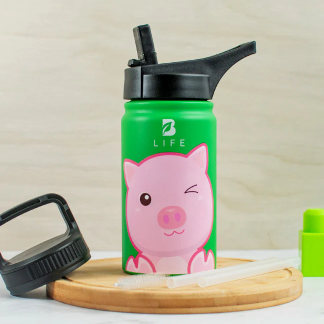 Botella Térmica Para Niños | Chanchito 355 y 532 ml