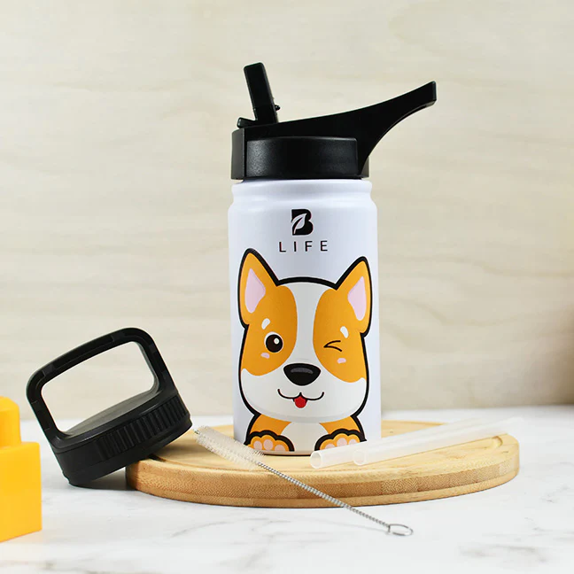Botella Térmica Para Niños | Perrito 355 y 532 ml