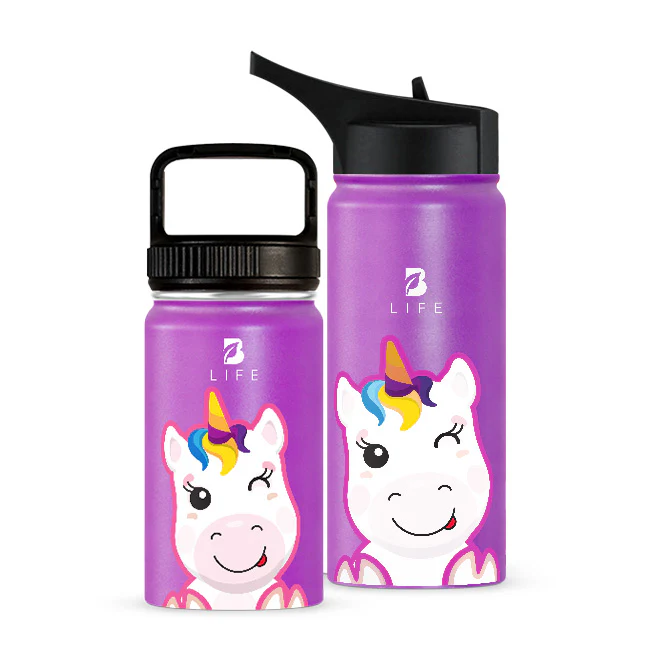 Botella Térmica Para Niños | Unicornio 355 y 532 ml