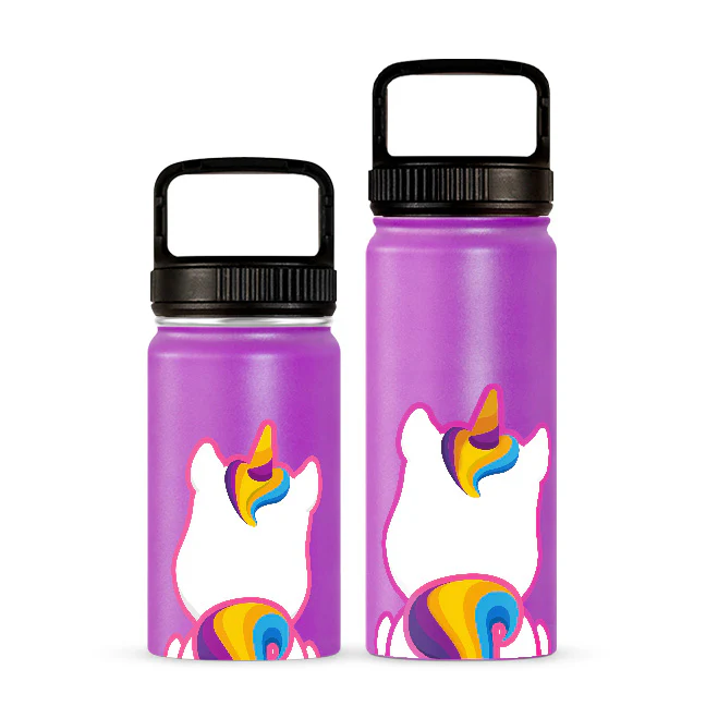 Botella Térmica Para Niños | Unicornio 355 y 532 ml