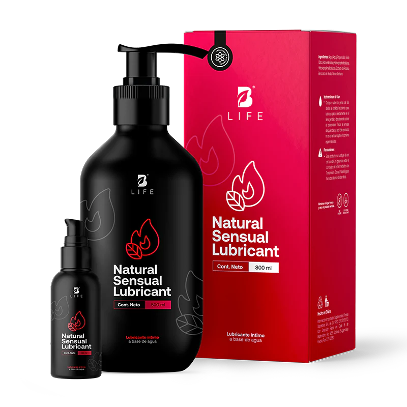 Natural Senssual Lubricant | Lubricante Íntimo Natural a Base de Agua 560 y 860 ml