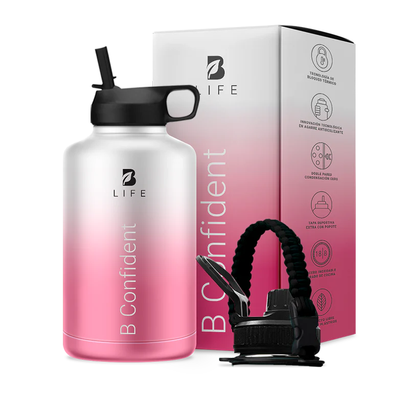 B Confident | Botella Térmica 940 ml y 1.89 L