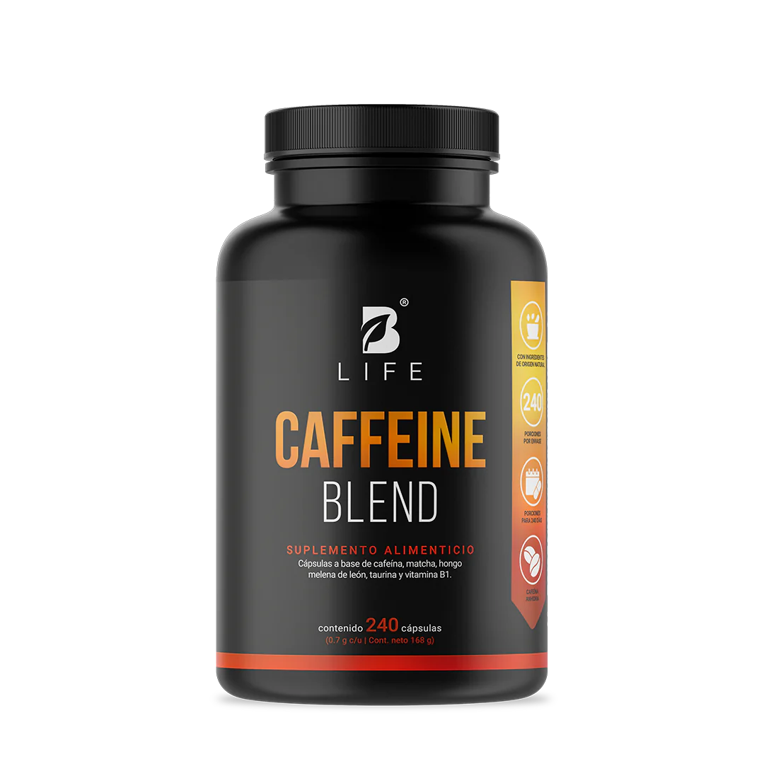 Caffeine Blend | Mezcla a base de Cafeína, Matcha, Hongo Melena de León, Taurina y Vitamina B1.