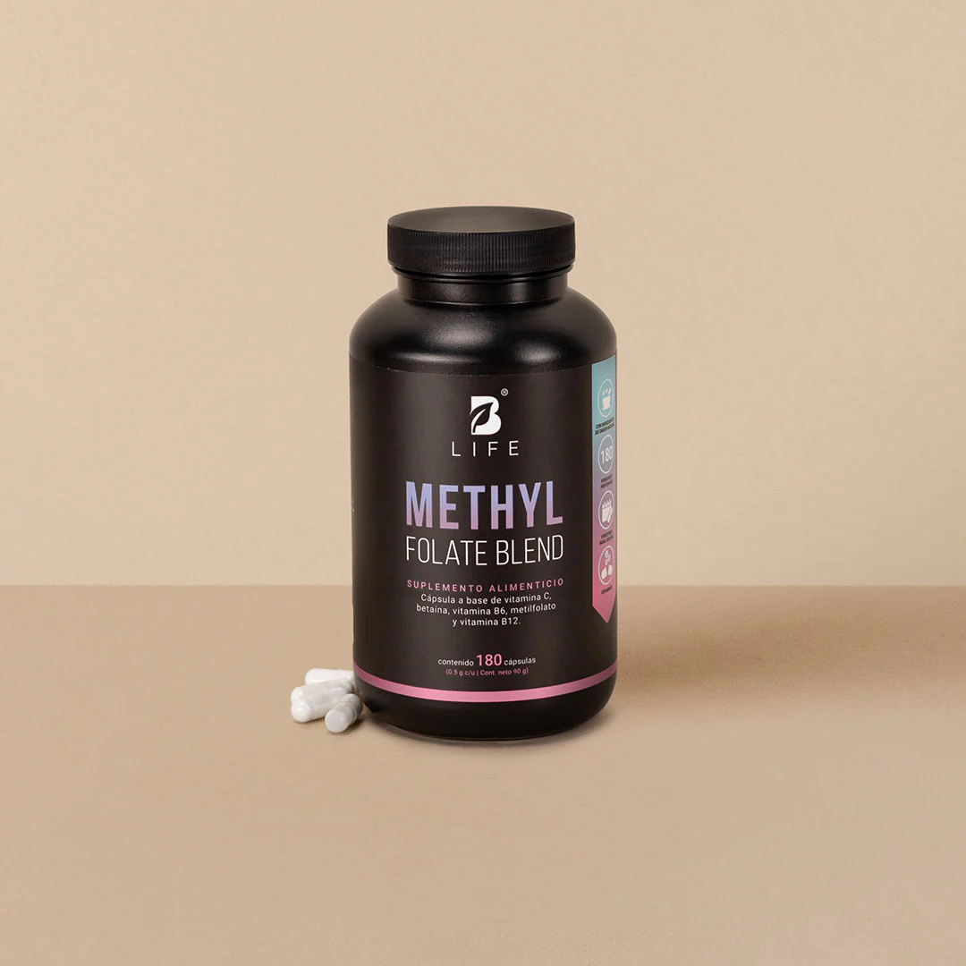 Methyl Folate Blend | Mezcla a base de Metilfolato, Vitamina C, Vitamina B6 y B12.