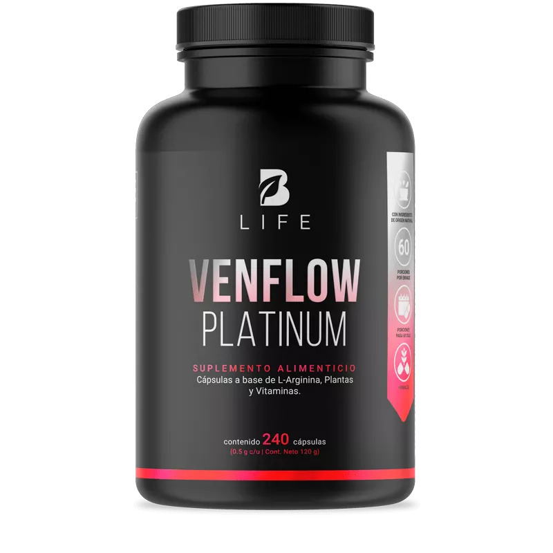 Venflow Platinum | Fórmula potenciada a base de L-Arginina