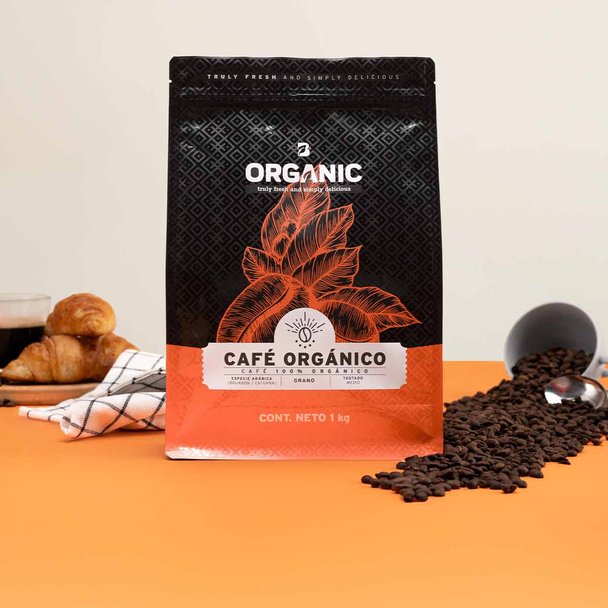 Café en Grano 100% Orgánico | 1 kg
