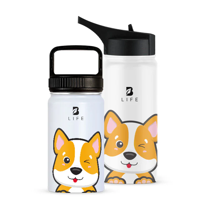 Botella Térmica Para Niños | Perrito 355 y 532 ml