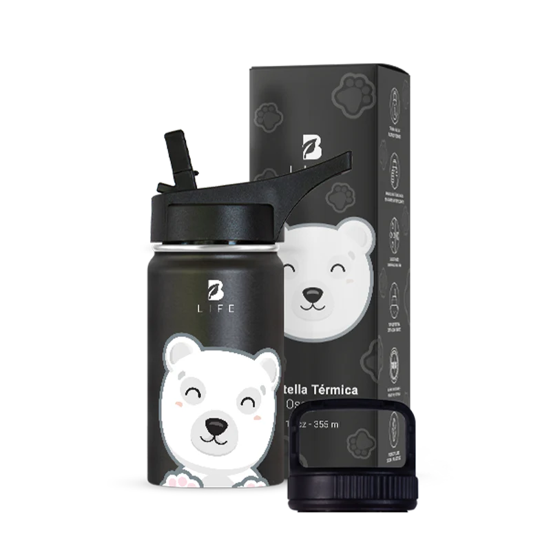Botella Térmica Para Niños | Oso Polar 355 y 532 ml