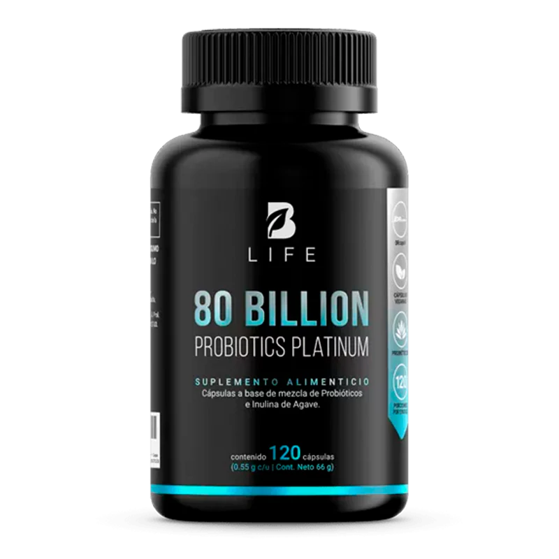 80 Billion Probiotics Platinum | 80 Billones de Probióticos Platinum