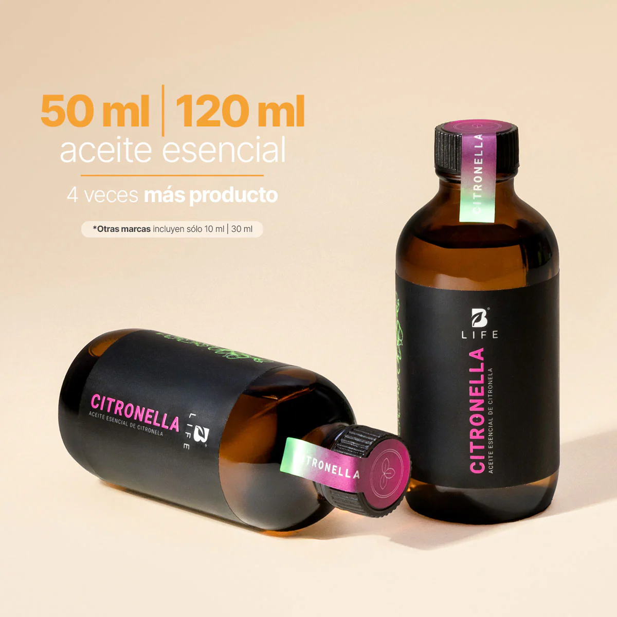 Essential Oil Citronella | Aceite Esencial Citronela 50 y 120 ml