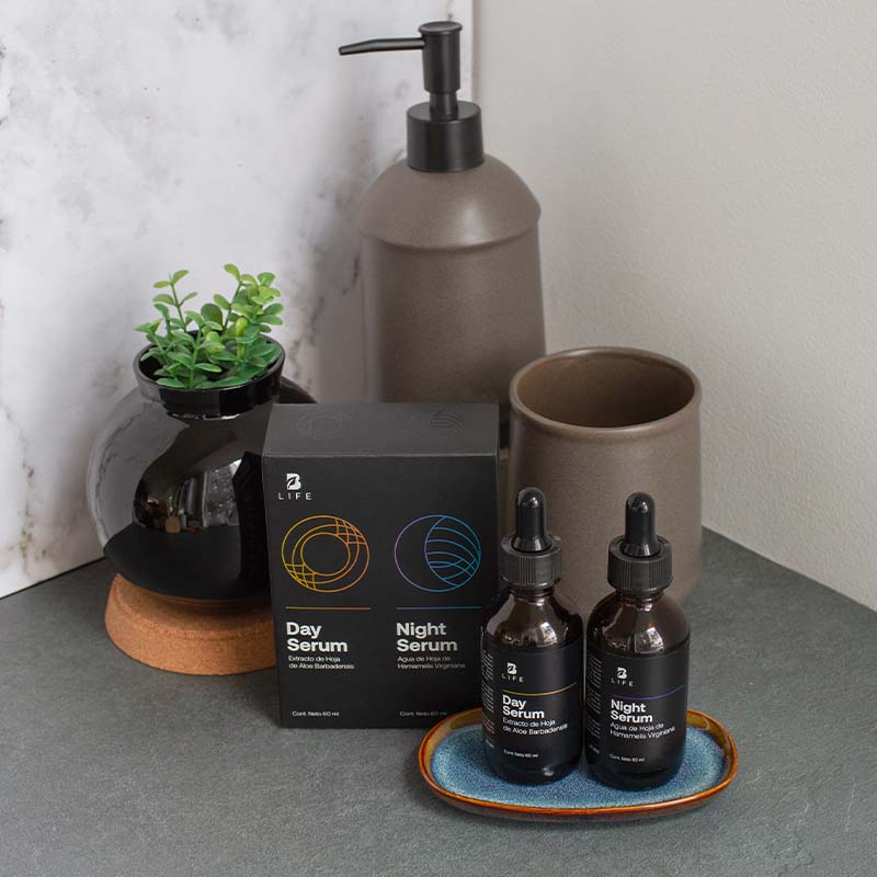 Kit Day & Night Serum | Kit de Sérums de Día y Noche 60 ml c/u