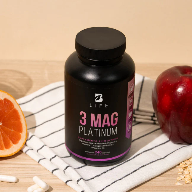 3 Mag Platinum | Mezcla de Citrato, Glicinato y L-Treonato de Magnesio