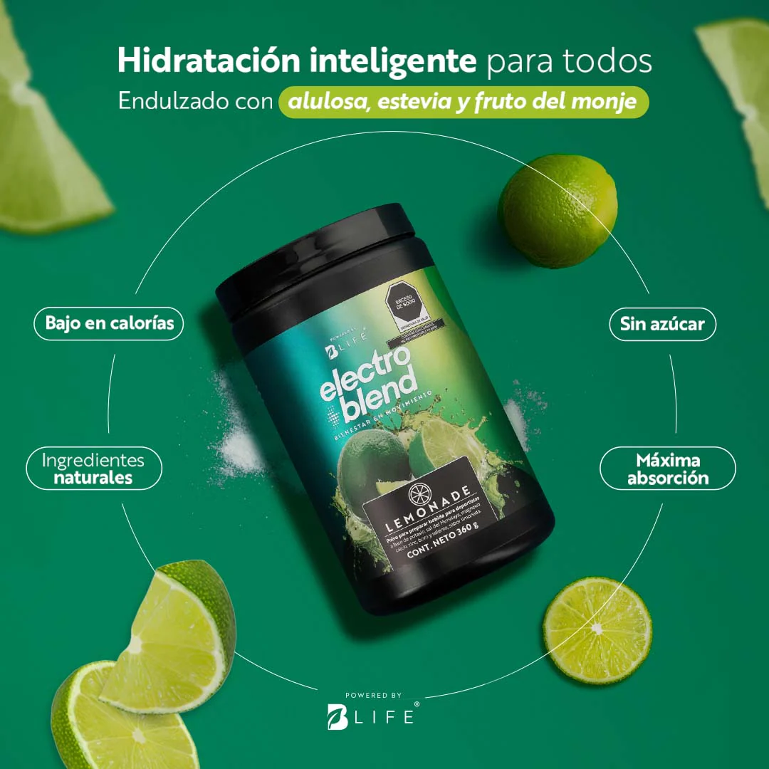 Electroblend Lemonade | Bebida Hidratante Limonada 60 servicios