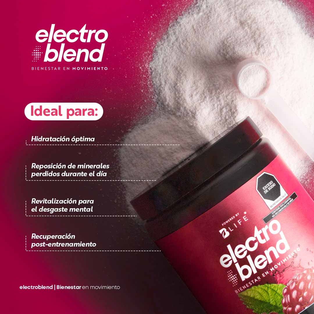 Electroblend Raspberry | Bebida Hidratante Frambuesa 60 servicios